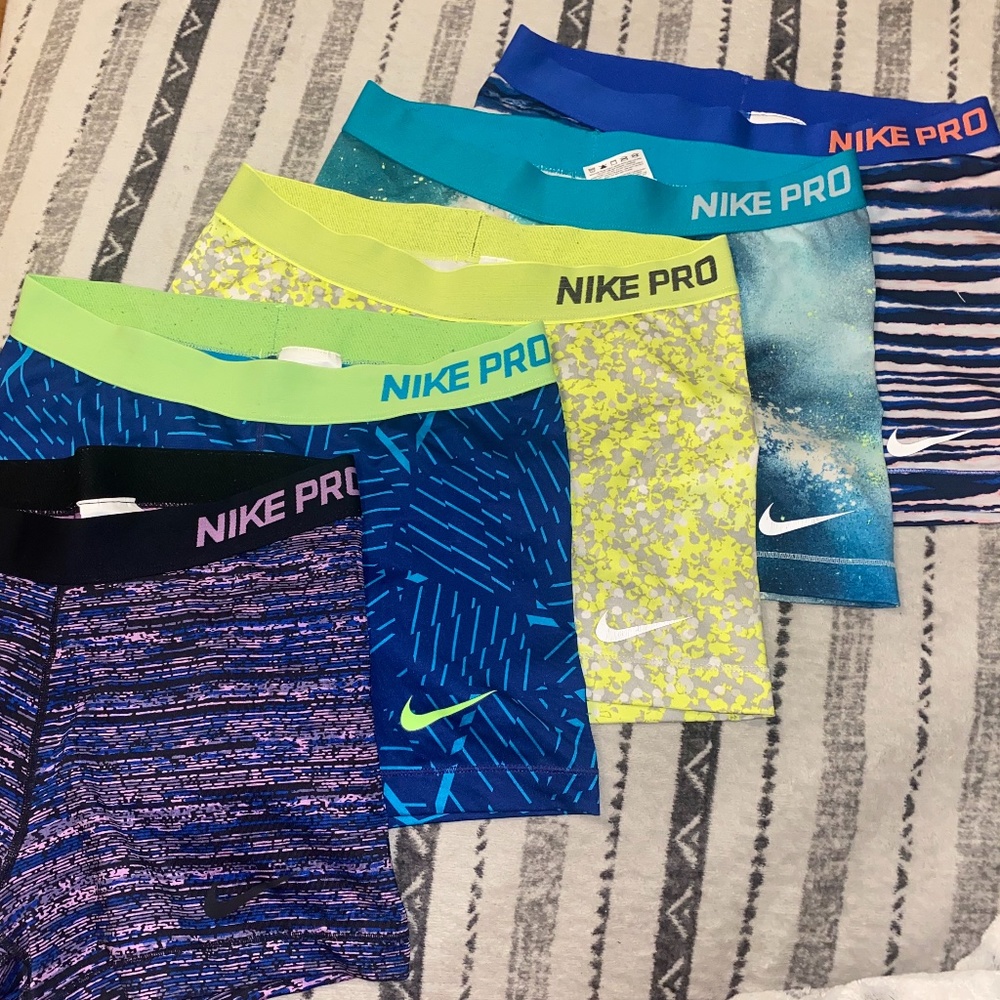 Nike Pro Shorts Bundle (5 pieces)